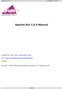 Apache Ant 1.5.4 Manual